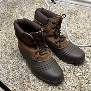 Vintage Sorel Kaufman Wool-Lined Waterproof Boots Made in Canada Mens 11
